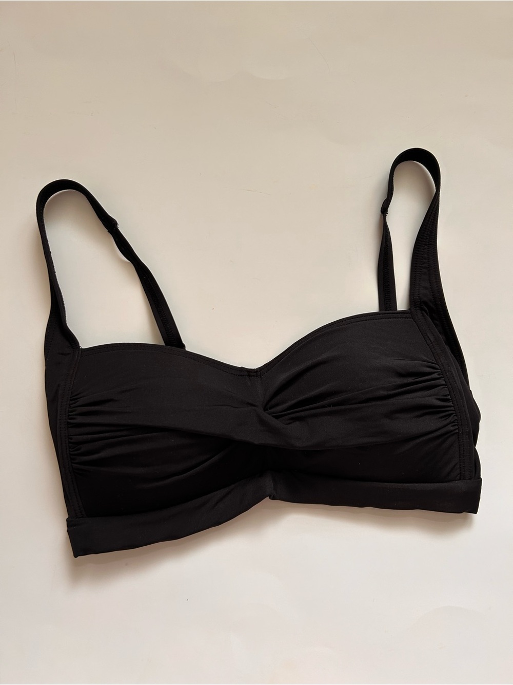 Bond eye Australia Black Twist Front Bikini Top Womens Size 8